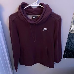 Nike turtleneck hoodie